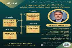 سلسله کارگاه های آموزشی جهت ورود به هسته های پژوهشی کمیته تحقیقات دانشکده پزشکی